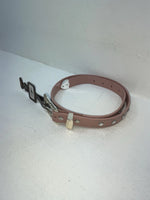 New Pink Genuine Leather Nocona Silver Bling 32” Belt #N1344999 Z-50
