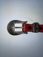 New Red Genuine Leather Nocona 32” Belt #G357 Z-123