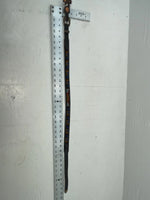 New Black Genuine Leather Chambers Beaded 28” Belt #PR485 JJ-136
