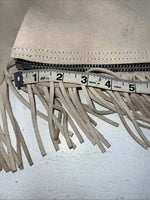New Children’s Tan Congress Leather Show Chaps Fringe Adjustable Waist 21” I-67