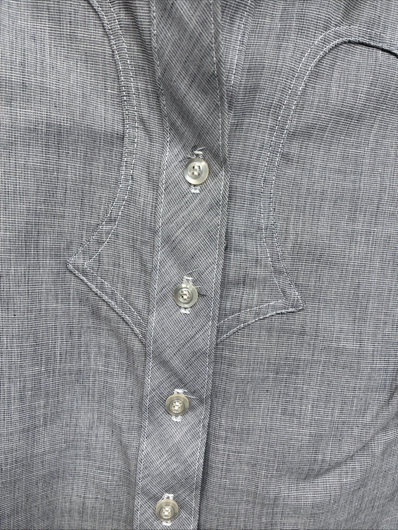 New Women’s Dickson Jenkins Gray Long Sleeve Button Up Size 32 MM-30