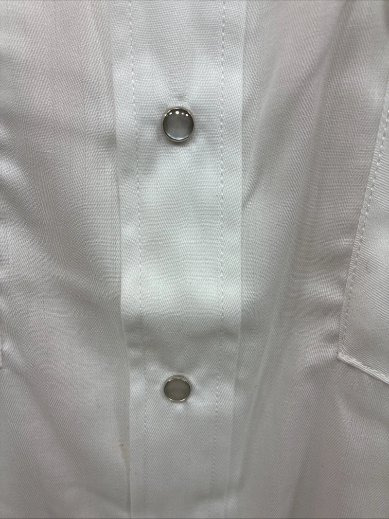 New Men’s Panhandle Slim White Long Sleeve Pearl Snap 18.5 2XL AA-114