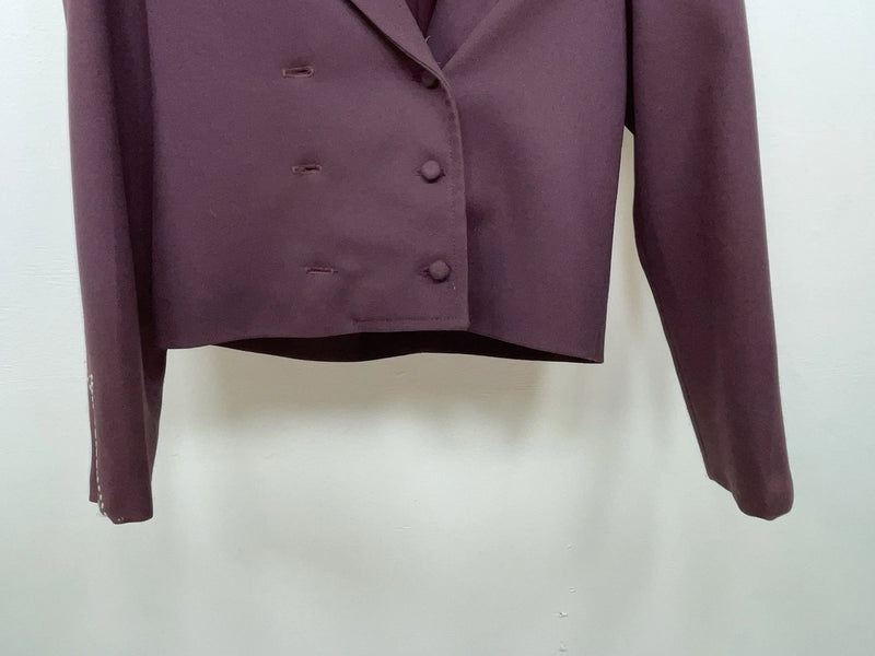 New Women’s Purple Cowboys Long Sleev Button Up Shirt S 3B-117