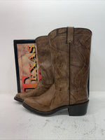 New Men’s Brown Texas Brand Cowboy Boots. 8011 10 D. 7-36