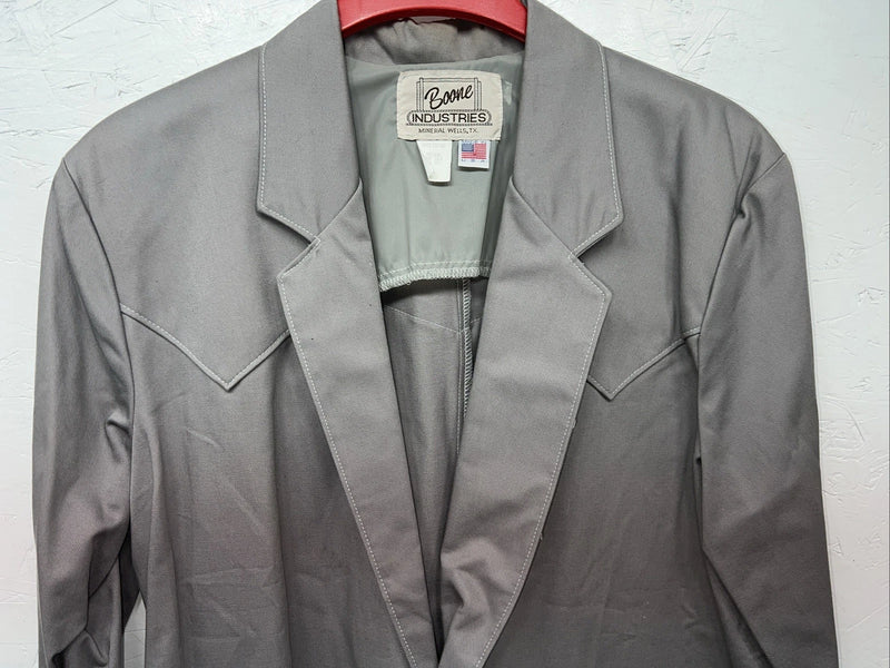 New Men’s Boone Industries Grey Suit Jacket XL AA-608 
