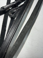 New Silver Fox Black Red Draft Bridle #20-05607-5-0 BB-9