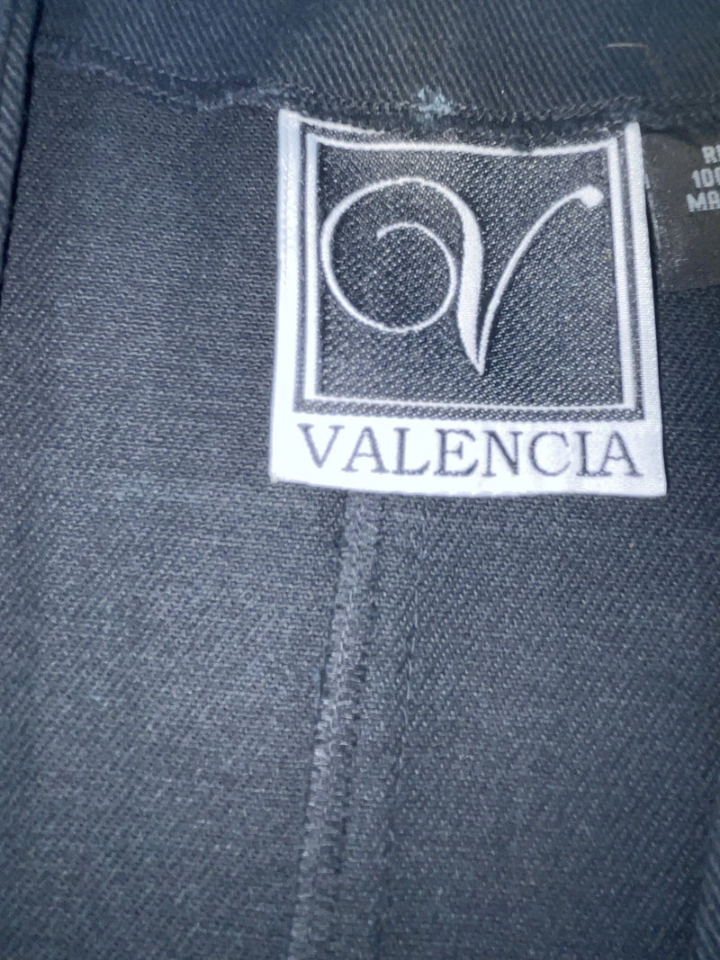 New Women’s Black With Bling Valencia Cut Off Zip Up Shirt S #69479 3B-63