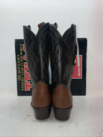 New Men’s Brown Texas Brand Cowboy Boots. 5101 10.5 10 1/2 D. 7-83