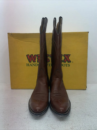 New Men’s Brown Westex Cowboy Boots. 601 9 D. 3-48