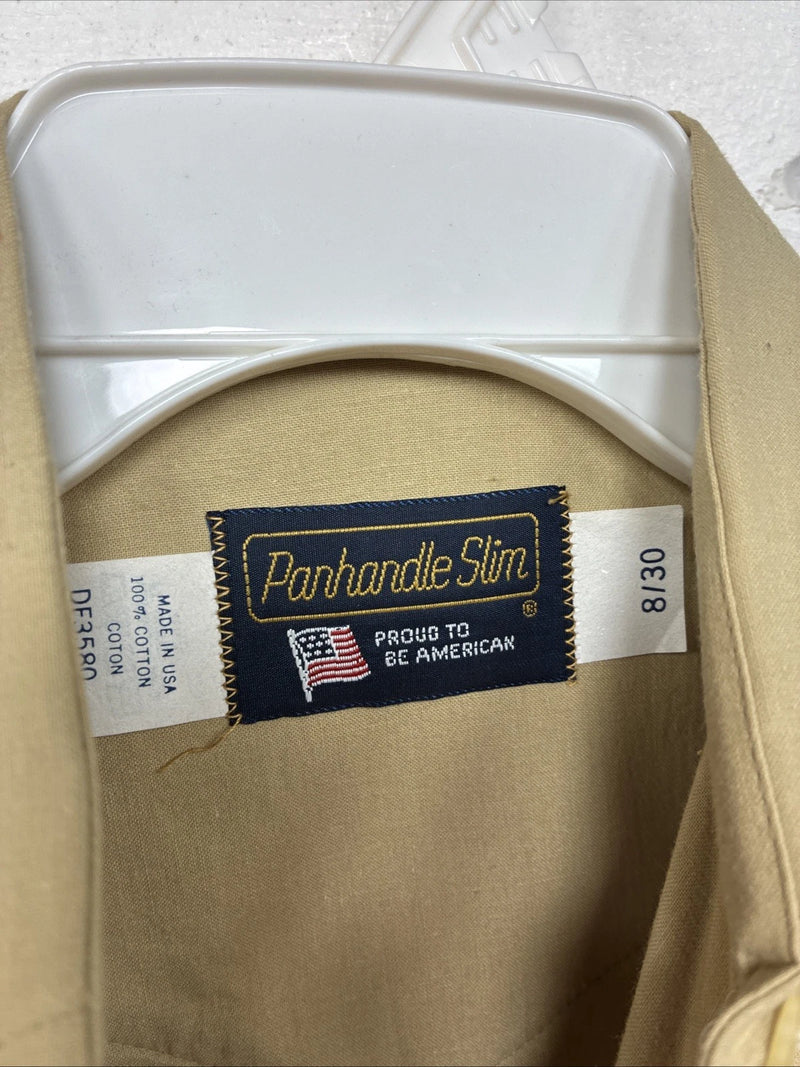 New Women’s Panhandle Slim Green Long Sleeve Pearl Snap Size 8 TT-100