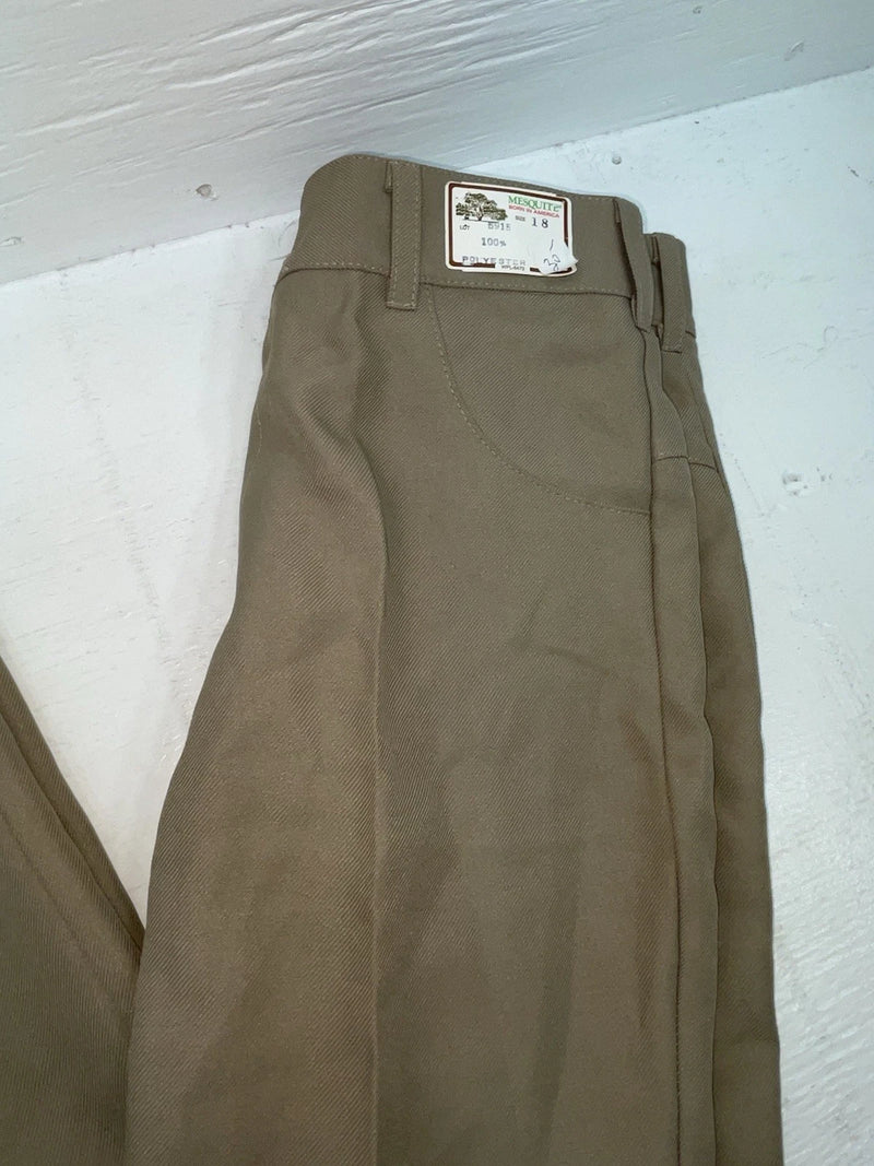 New Vintage Beige Mesquite Polyester Pants #5915 3A-3
