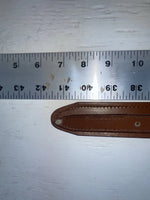 New Brown Genuine Leather Tex Tan Colored Stripe 36” Belt #024731 Z-113