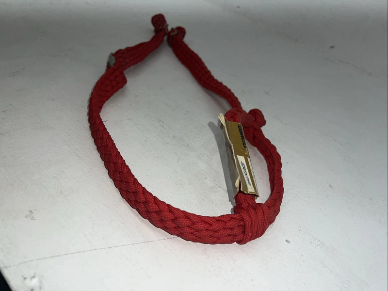 New SIMCO Red Nylon Braided One Ear Headstall #2900 Y-3
