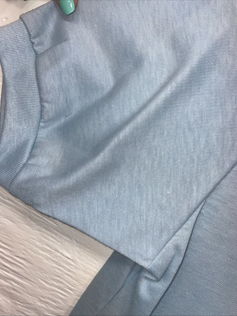 New Men’s Panhandle Slim Blue Short Sleeve Polo Medium B-93
