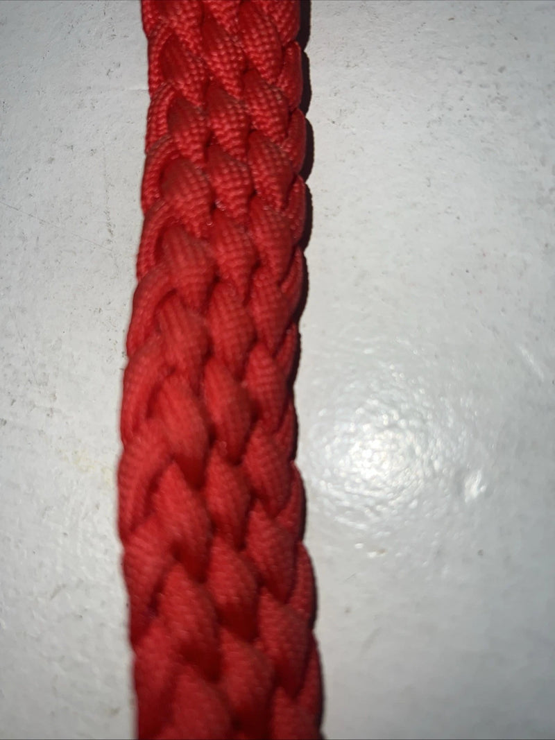 New SIMCO Red Nylon Braided One Ear Headstall #2900 Y-3