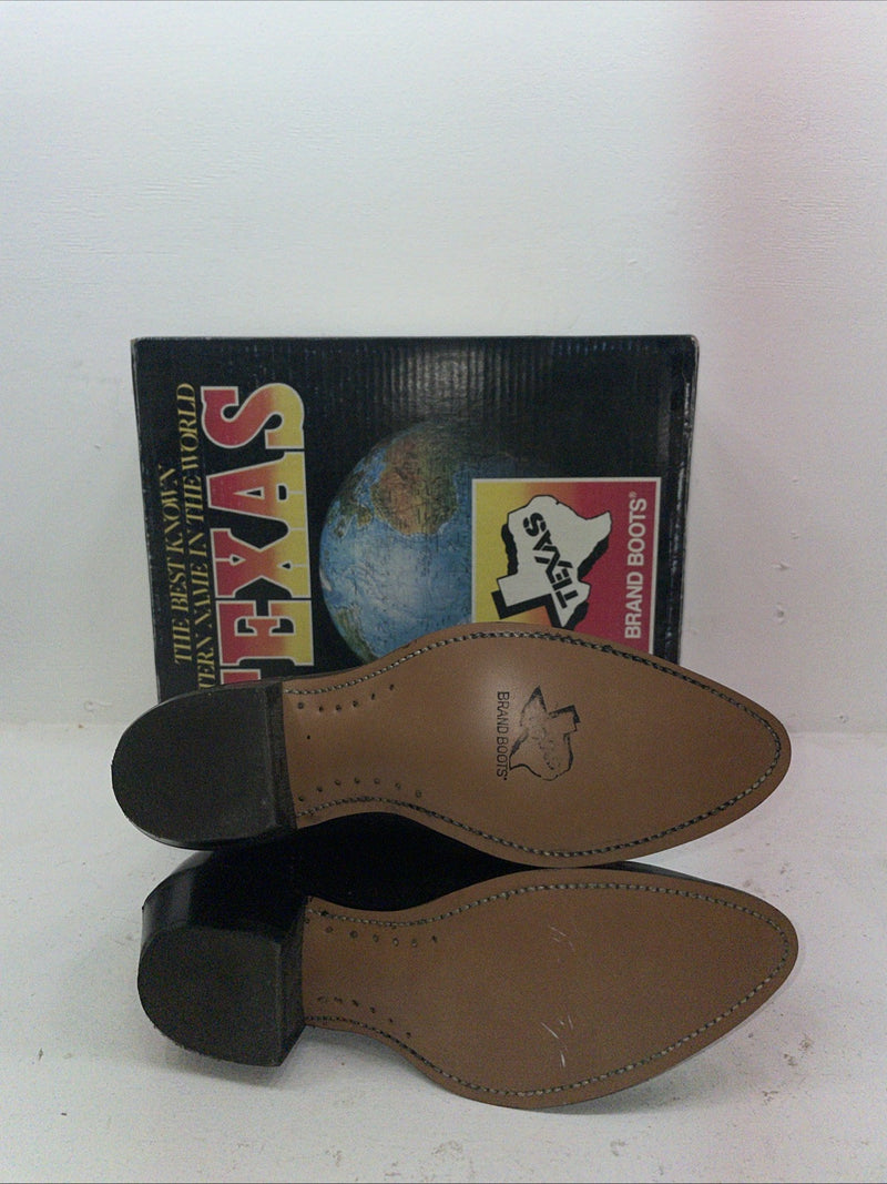 New Men’s Black Texas Brand Cowboy Boots. 7800 11 D. 8-51