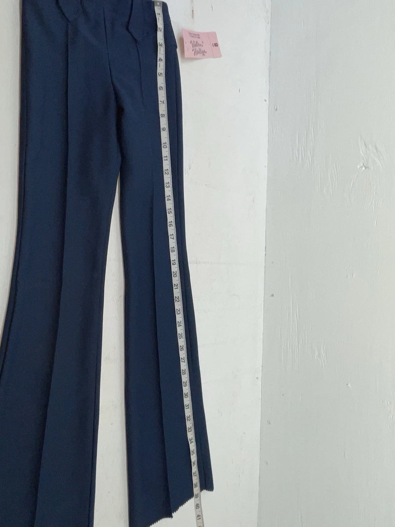 New Vintage Blue Western Heritage Polyester Pants #G31 3A-98