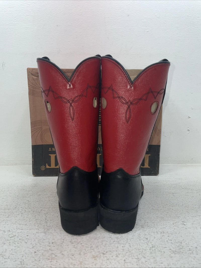 New Youth Red Dan Post Cowboy Boots. C 3126 5. 2-120