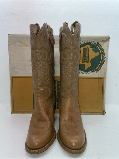New Women’s Brown Texas Brand Cowboy Boots. 4911 8 M. 16-34