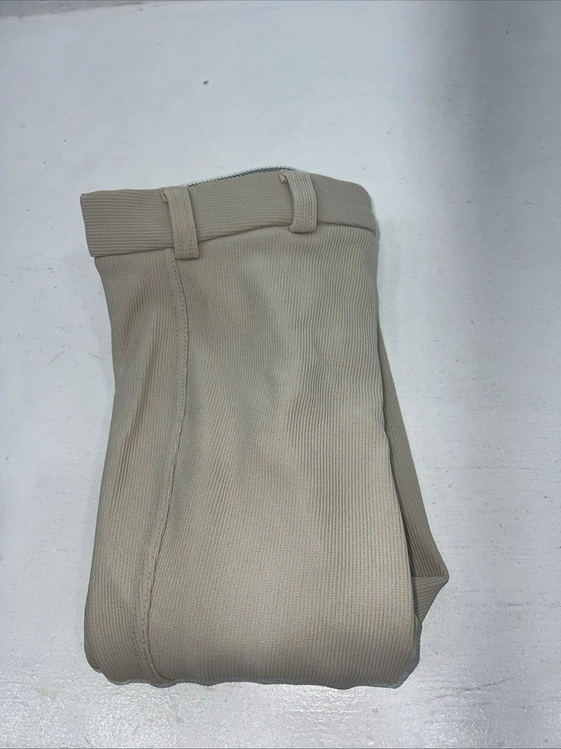 New Women’s Tan ABETTA English Knee Patch Riding Breeches. 26 R 912GYR26 D-90