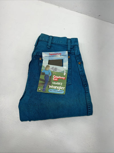New Women’s Blue Wrangler Cowboy Cut Regular Fit Denim Jeans. 9/10x36 P-18