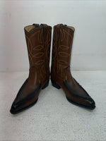 New Youth Brown Texas Brand Cowboy Boots. 2944 3.5 3 1/2 D. 22-62