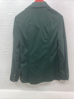 New Men’s Lee Green Long Sleeve Pearl Snap Small Regular B-127