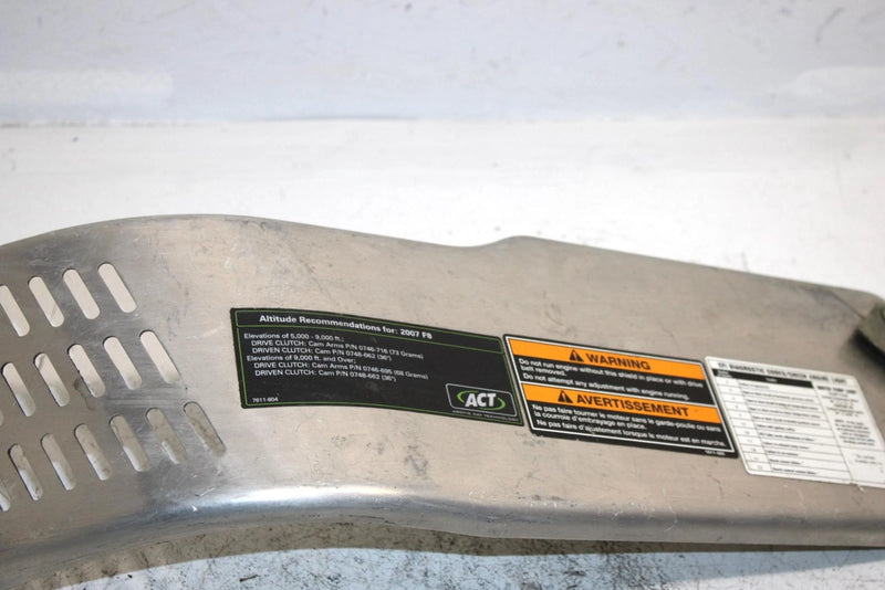 07 Arctic Cat F8 Sno Pro Efi Oem Clutch Belt Cover 1707-153 SAS12