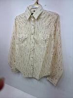 New Women’s White Horse Yellow Floral Long Sleeve Floral Small DD-96