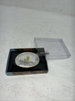 New Women’s Nocona Good Silver “J” Belt Buckle With Good Rim. A-115