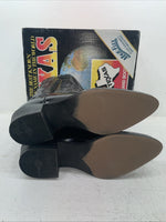 New Men’s Black Texas Brand Cowboy Boots. 1200 9.5 9 1/2 D. 4-76