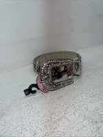 New Cow Print Genuine Leather Blazin Roxx Bling S Belt #N3510602 Z-28