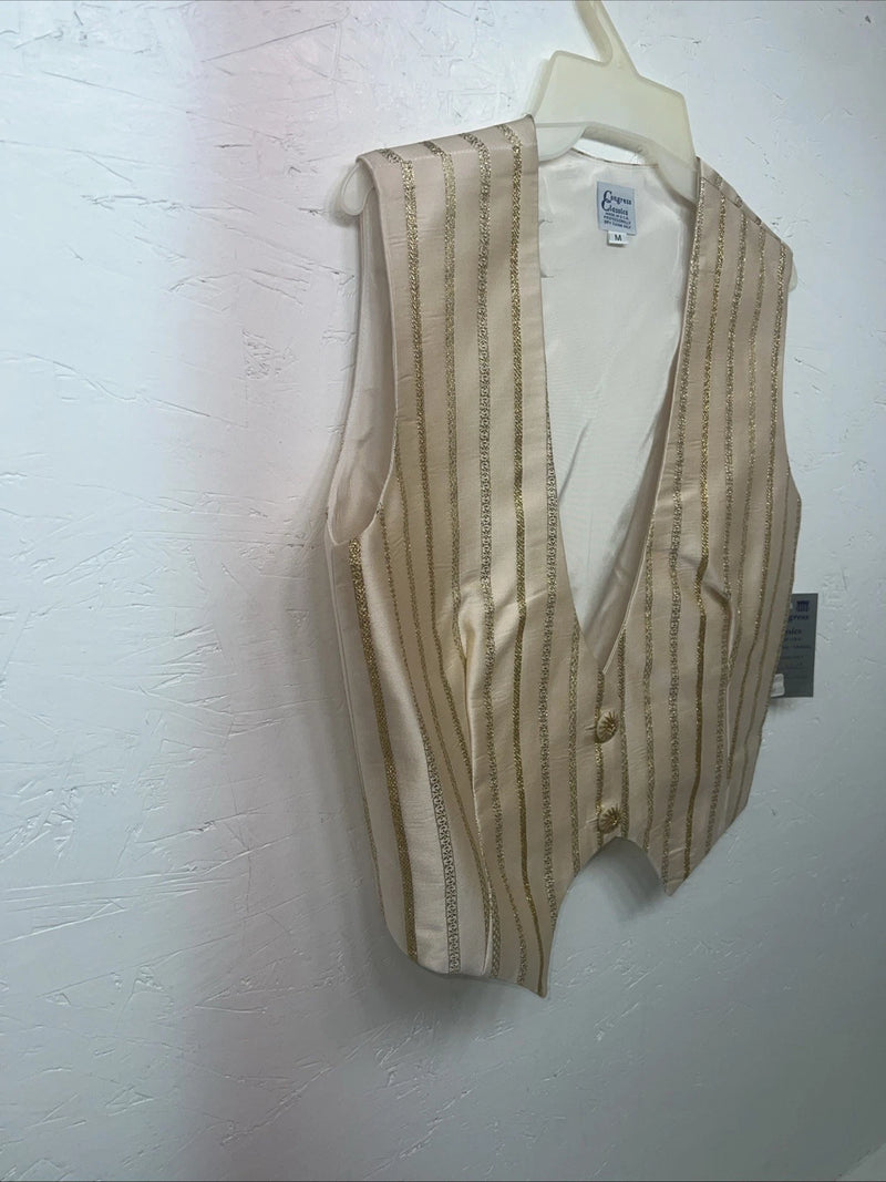 New Women’s Congress Classics Gold Western Show Vest Medium E-607