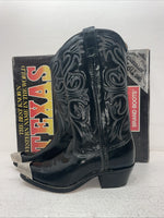 New Men’s Black Texas Brand Cowboy Boots. 6210 8.5 8 1/2 D. 3-120