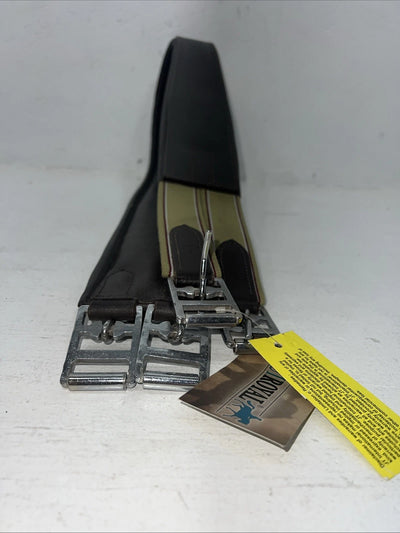 New EQUIROYAL Brown English Girth Panel Premium 50” #21-590-7-50 BB-19