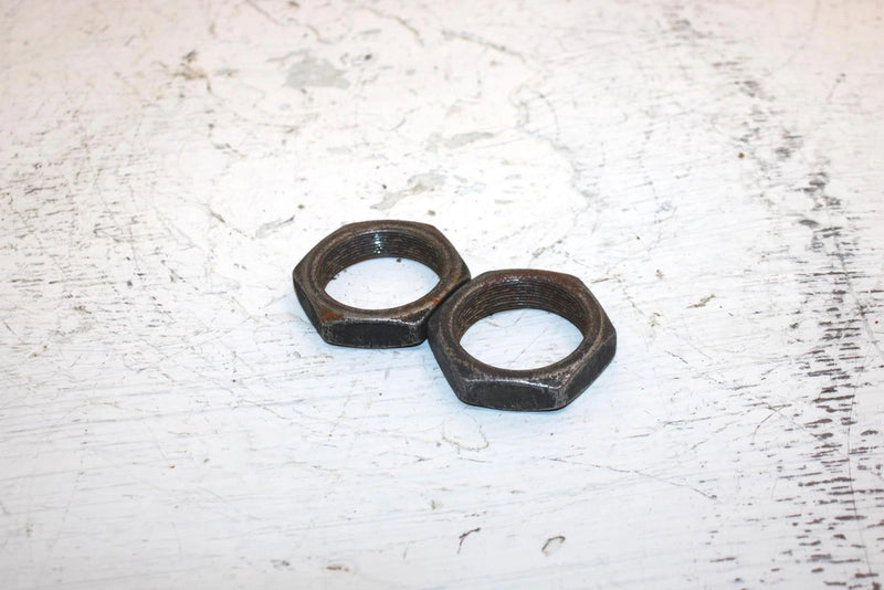 1982 Honda Atc200 Ea Big Red Oem Rear Axle Jam Nut Pair 90307-968-000 AH64