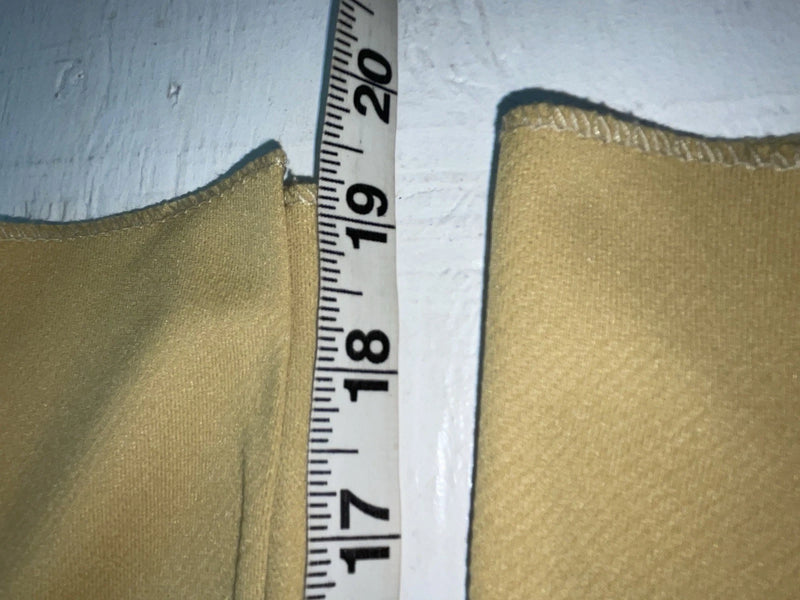 New Vintage Yellow Fenton Polyester Pants #310 XX-29