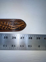 New Brown Genuine Leather Longhorn Tooled 32” Belt #82827 JJ-1