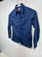 New Kids Fenton Navy Blue Long Sleeve Button Up Size 6 YY-63