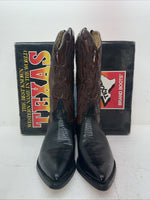 New Men’s Brown Texas Brand Cowboy Boots. 7230 10 E E. 6-45