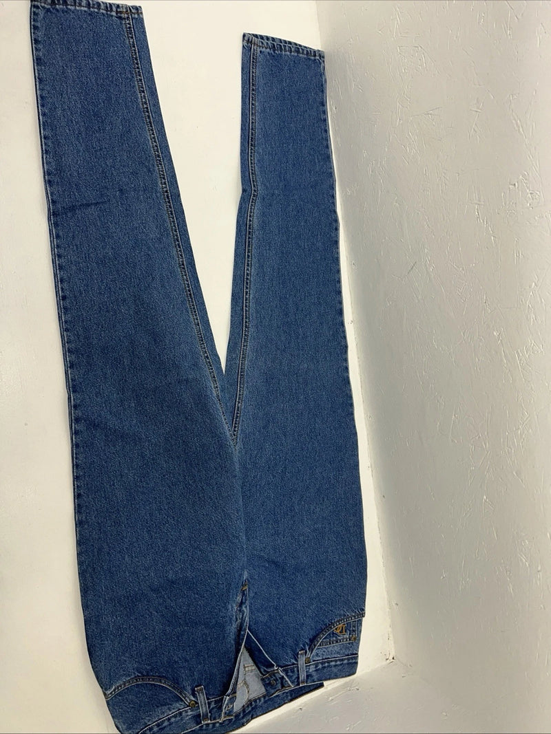 New Women’s Diamond Cut Gusset Denim Jeans. 17/18x36 K-5