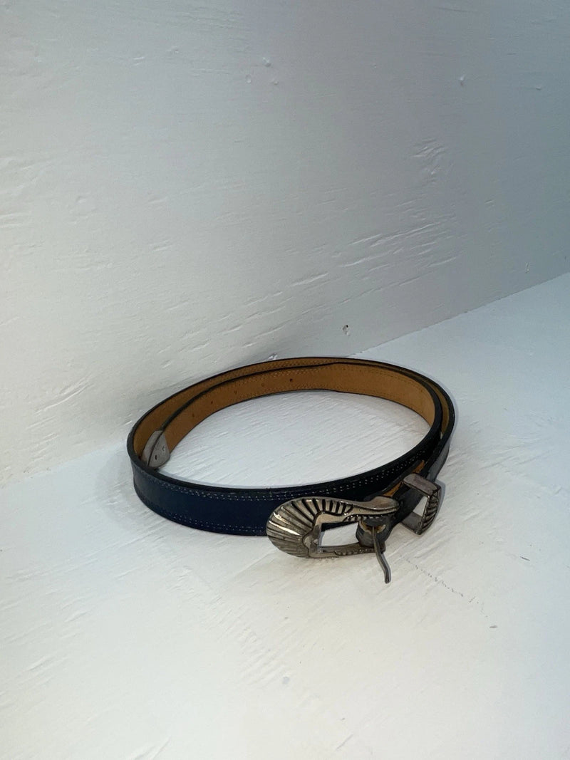 New Blue Genuine Leather Nocona 34” Belt #G359 Z-124