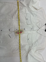 New Women’s Cumberland White Gen Long Sleeve Pearl Snap 1XL GG-88