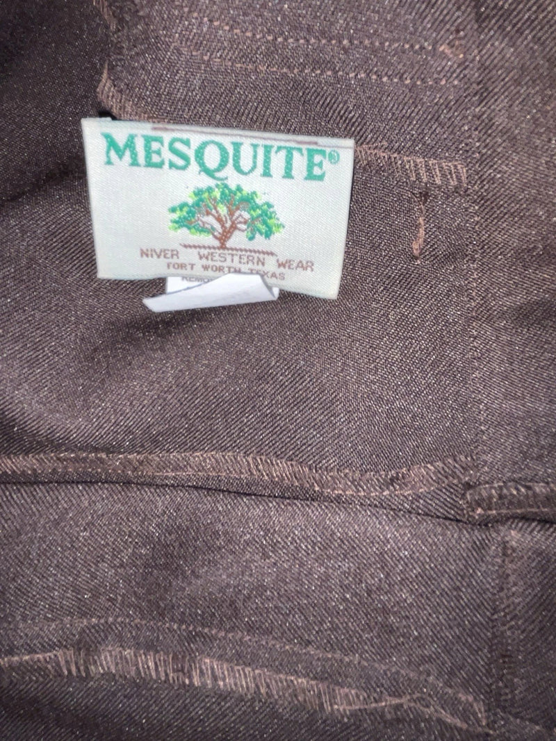 New Vintage Brown Mesquite Polyester Pants #5506 VV-104