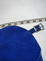 NOS Children’s  Blue Whitman Show Chaps With Fringe Adjustable Waist 35” L-29