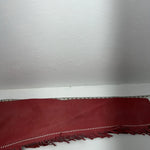 NOS Red Chap-Parel Show Chaps With Fringe Adjustable Waist 38” I-74