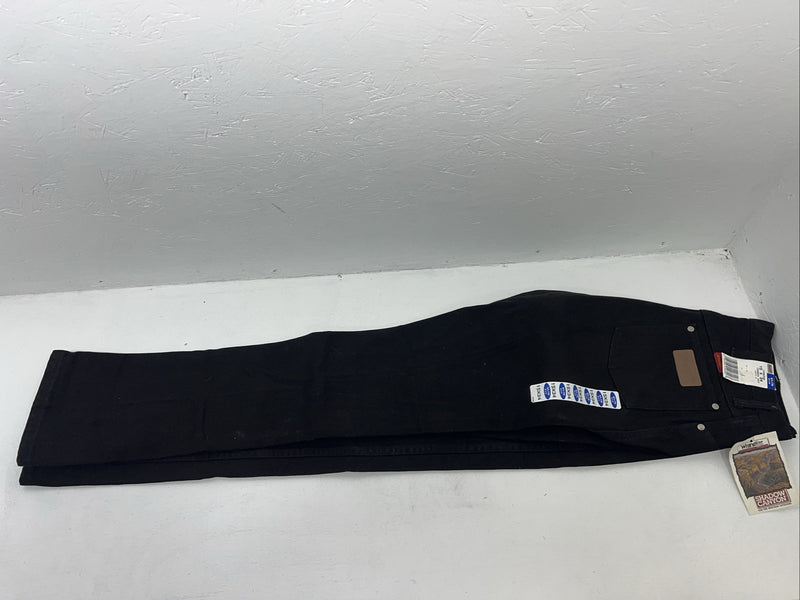 New Women’s Black Wrangler Cowboy Cut Slim Fit Denim Jeans. 15x34 J-19