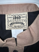 New Women’s Brown With Fringe 1849 Authentic Ranchwear  Button Up 3B-111