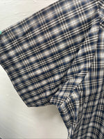 New Men’s ELY cattleman Blue Short Sleeve Pearl Snap 3XL E-27