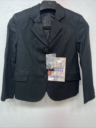 New Children’s Comfort Riders Black Riding Coat 8 #23-31001 LL-603